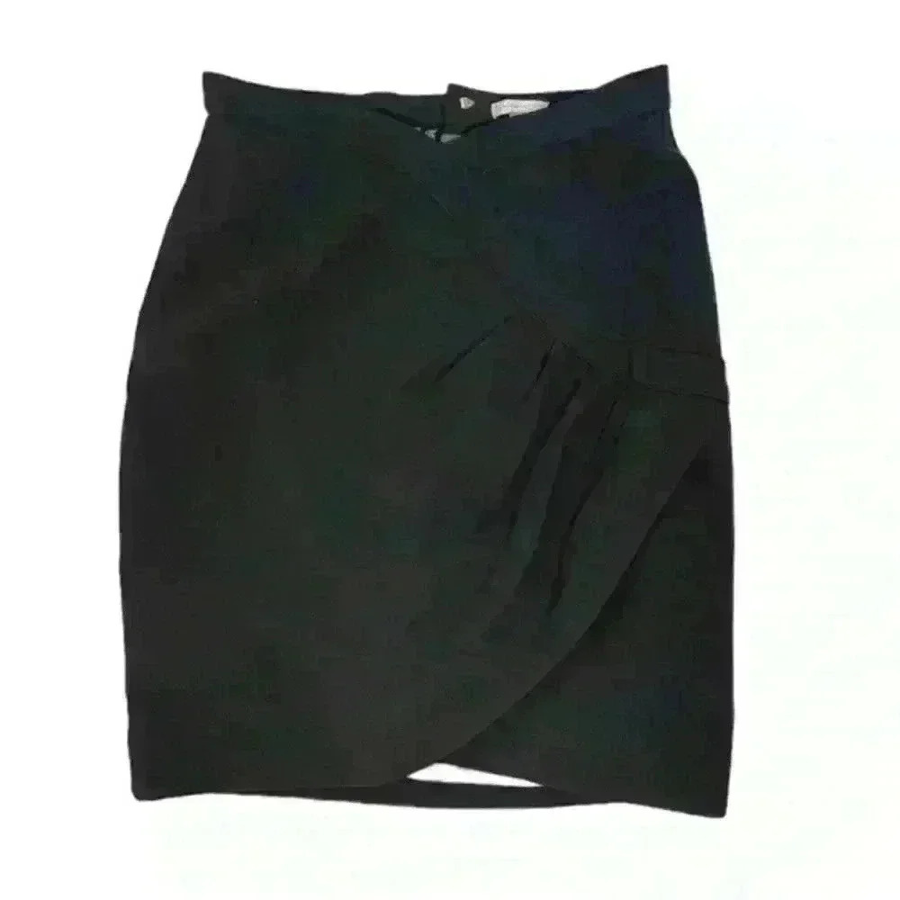 Anthropologie Leifsdottir Womens Black Tulip Skirt‎ Size 2